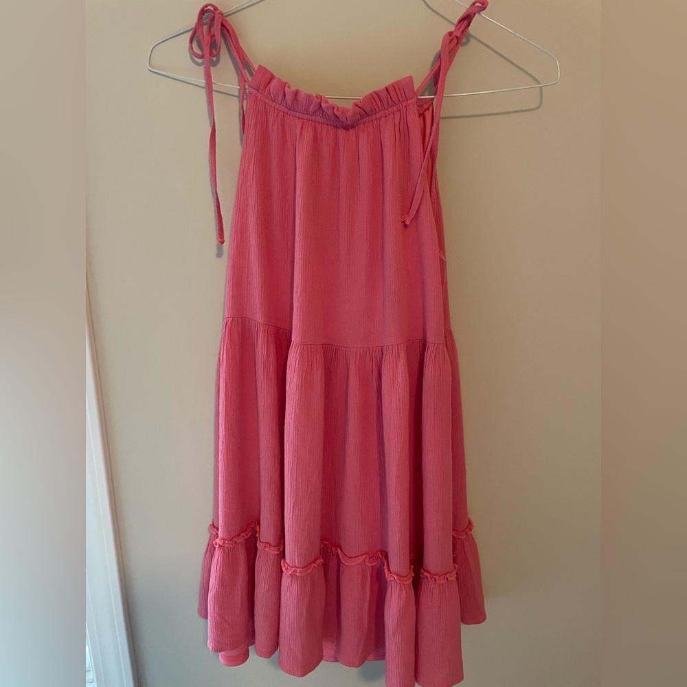 Print spaghetti strap dress